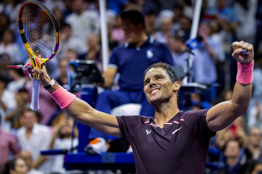 Rafael Nadal après sa victoire contre Richard Gasquet à New York le 3 septembre 2022