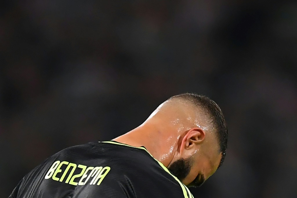L'attaquant français du Real Madrid Karim Benzema durant le 1er match du groupe F de la Ligue des Champions le 6 septembre.