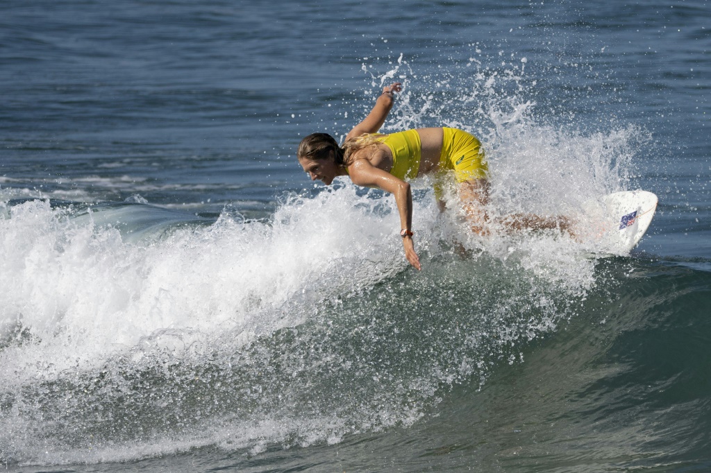 La surfeuse australienne Stephanie Gilmore qui a remporté un huitième titre mondial