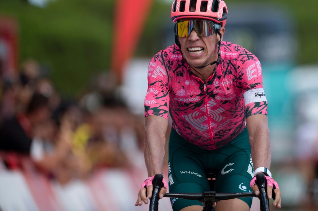 Le coureur colombien Rigoberto Uran s'est imposé lors de la 17e étape du Tour d'Espagne mercredi.