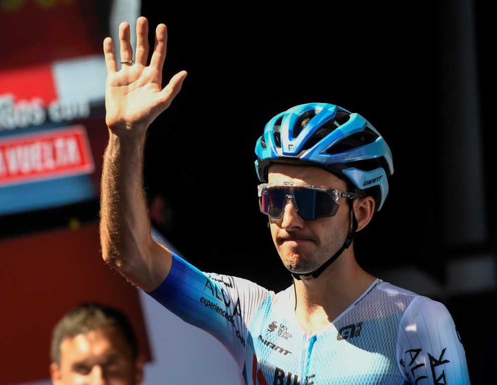 Le Britannique de la formation Bikeexchange Simon Yates lors de la 5e étape du Tour d'Espagne le 24 août.