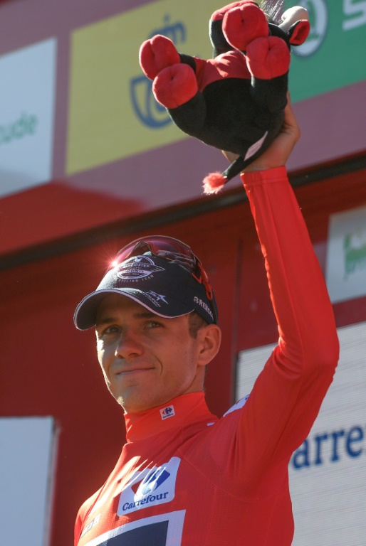 Le Belge Remco Evenepoel toujours maillot rouge de la Vuelta après la 19e étape, le 9 septembre 2022 à Talavera de la Reina
