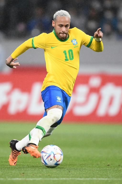 Neymar avec le Brésil contre le Japon en match amical le 6 juin 2022 à Tokyo