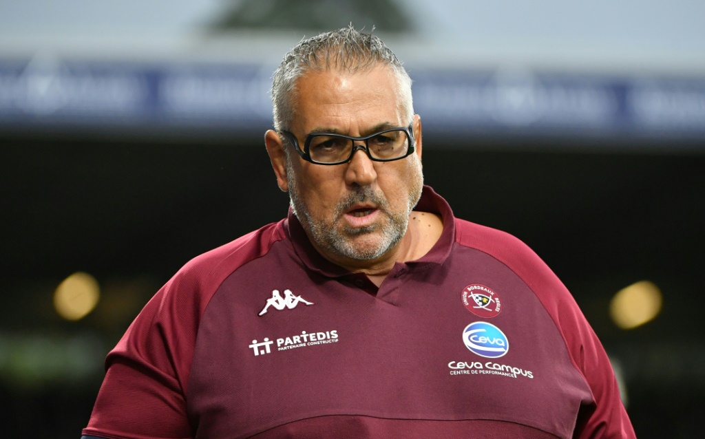L'entraîneur de Bordeaux-Bègles lors du match perdu à Bayonne, le 24 septembre 2022