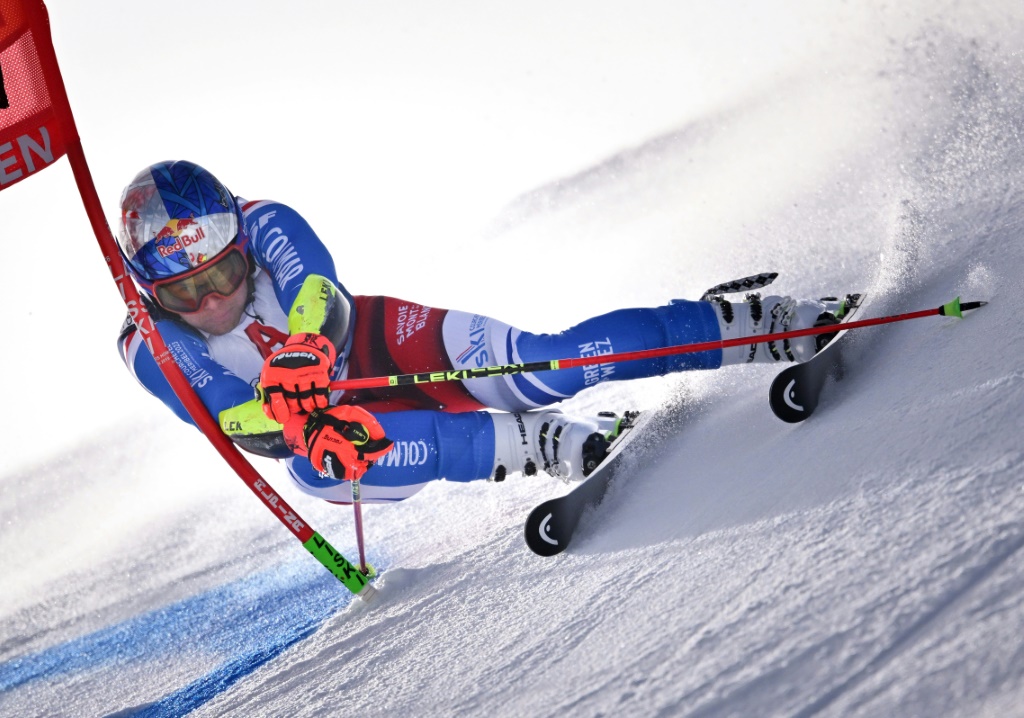 Le skieur français Alexis Pinturault durant le géant de Sölden (Autriche) le 23 octobre 2022.
