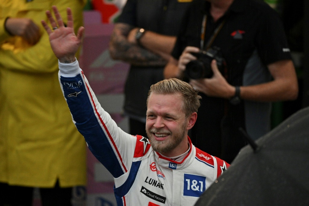 Le pilote danois de l'écurie Haas Kevin Magnussen