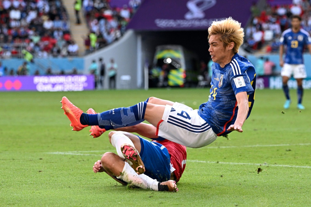 Le milieu de terrain du Japon Junya Ito lors du match du Mondial contre le Costa Rica (0-1), le 27 novembre 2022 à Doha