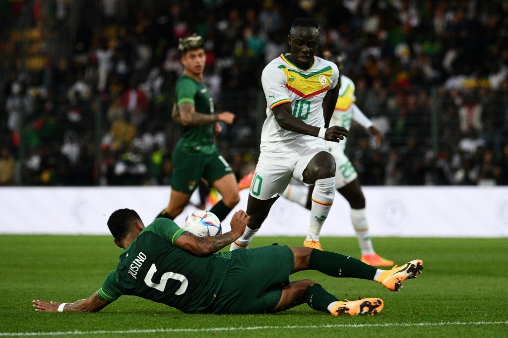 L'attaquant sénégalais Sadio Mané lors d'un match amical contre la Bolivie, le 24 septembre 2022 à Orléans