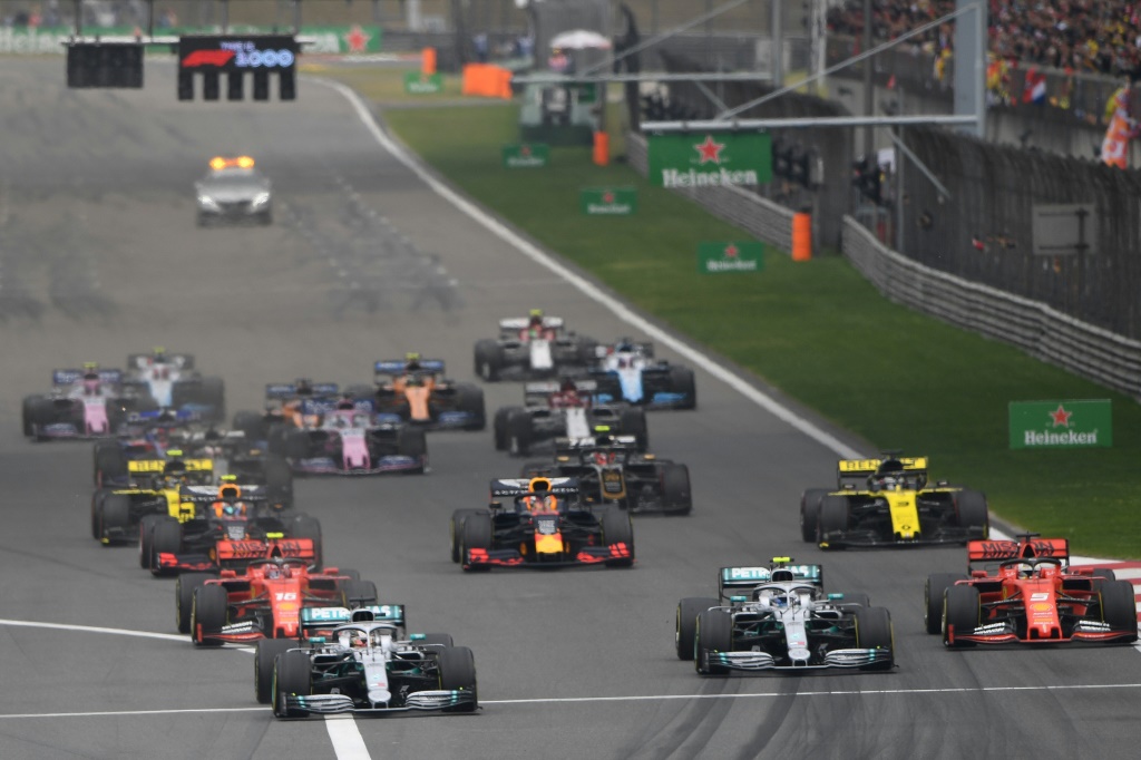 Cette photo montre le départ du plus récent Grand Prix de Chine de Formule 1 à Shanghaï le 14 avril 2019. L'édition 2023