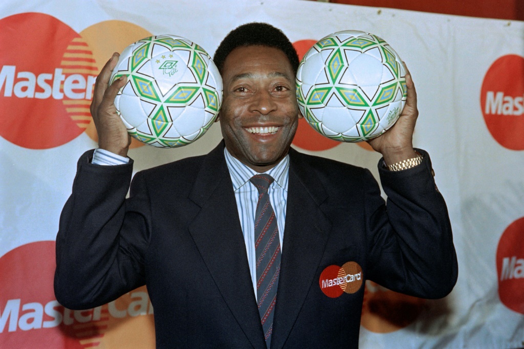 Le Brésilien Pelé le 1er avril 1992 à New York