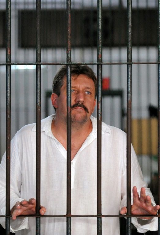 Le marchand d'armes russe Viktor Bout, le 9 avril 2008 dans une prison de Bangkok