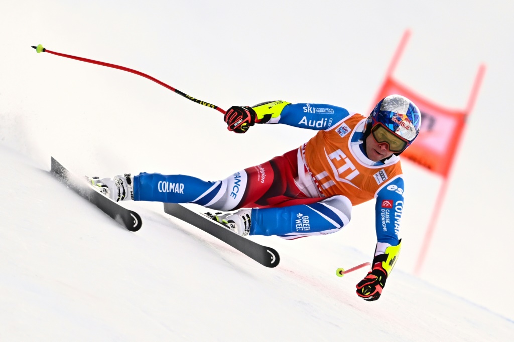 Le skieur français Alexis Pinturault lors du super-G de Bormio (Italie) où il a fini 5e, le 29 décembre 2022