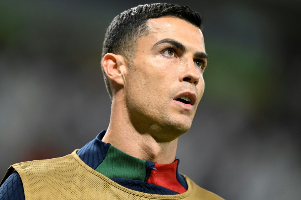 Le Portugais Cristiano Ronaldo a signé vendredi un contrat de deux ans et demi avec le club saoudien d'Al-Nassr. Photo d'archive prise le 10 décembre lors du quart de finale du Mondial-2022 contre le Maroc perdu par le Portugal