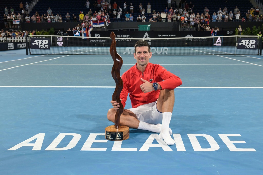 Novak Djokovic à Adelaide