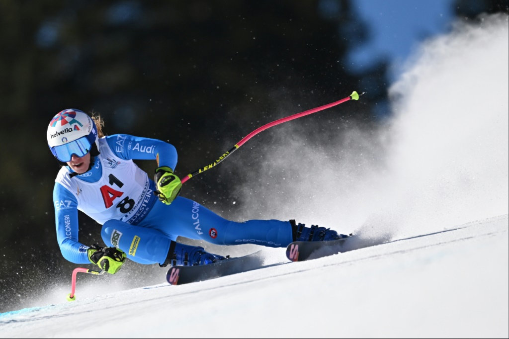 L'Italienne Marta Bassino a remporté le Super-G  des Championnats du monde de ski alpin femmes le 8 février 2023 à Méribel