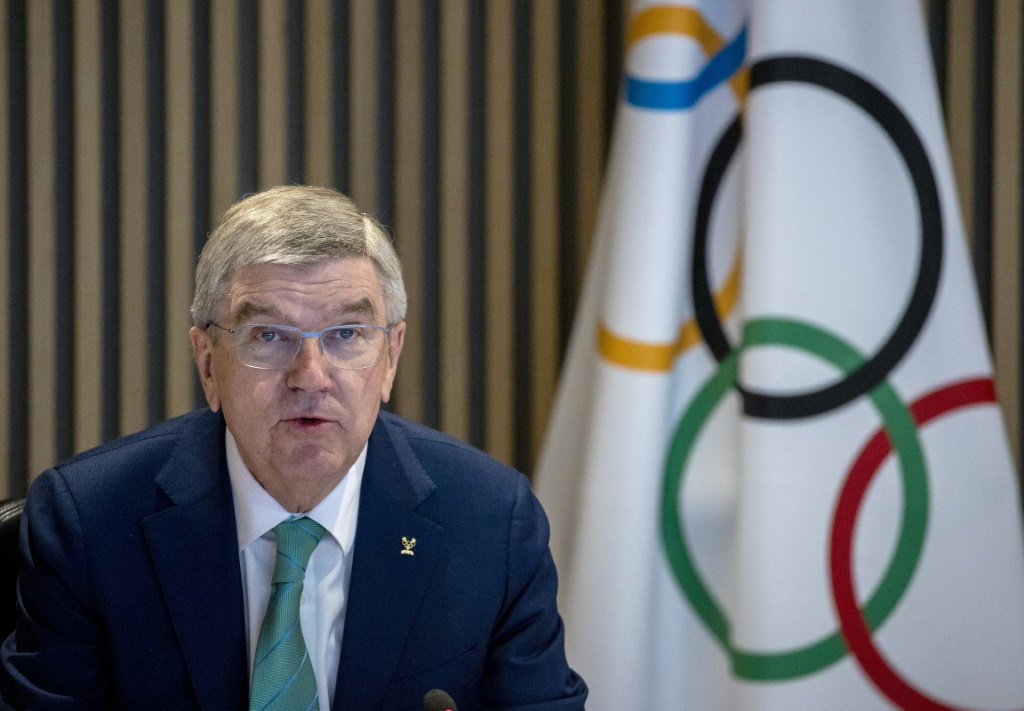 Le président du Comité international olympique (CIO) Thomas Bach