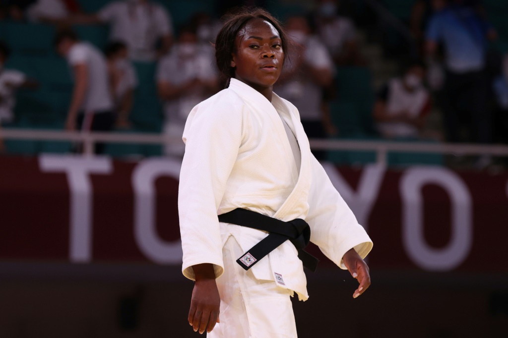 La judoka française Clarisse Agbegnenou
