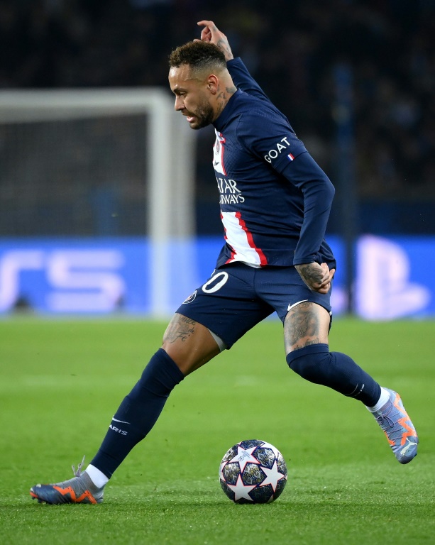 L'attaquant brésilien du Paris Saint-Germain, Neymar, lors du huitième de finale aller de Ligue des champions contre le Bayern Munich, à Paris, le 14 février 2023