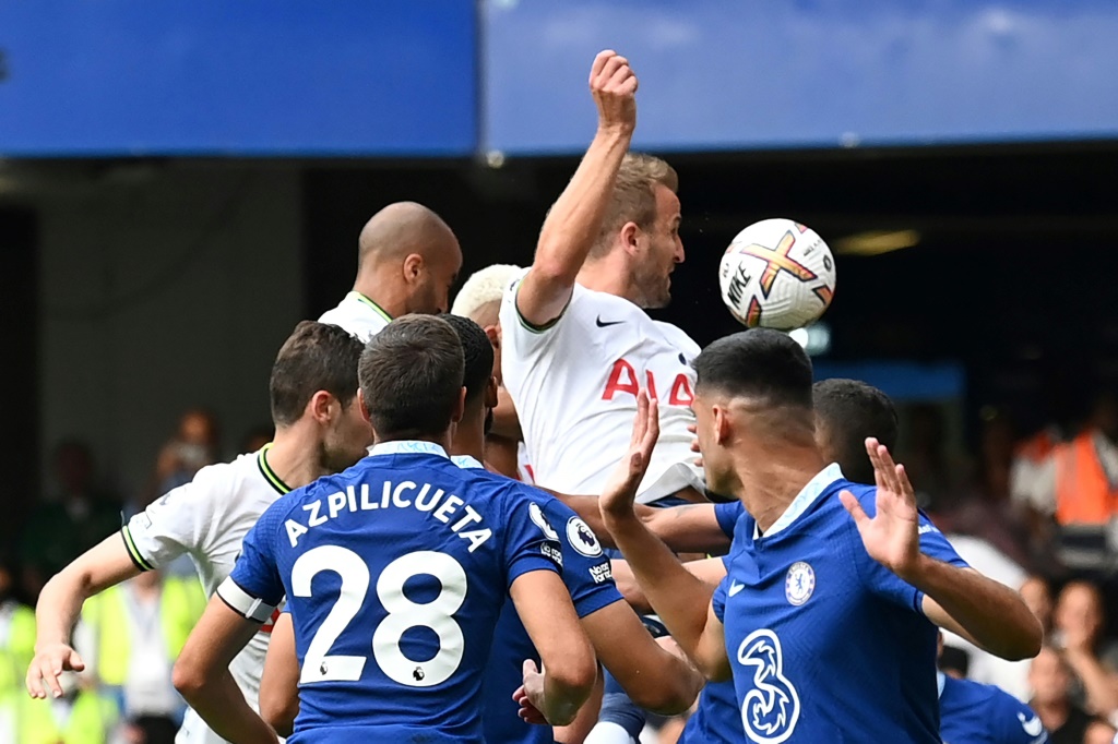 La star de Tottenham Harry Kane avait inscrit au bout du temps additionnel le but de l'égalisation (2-2) sur la pelouse de Chesea, le 14 août 2022