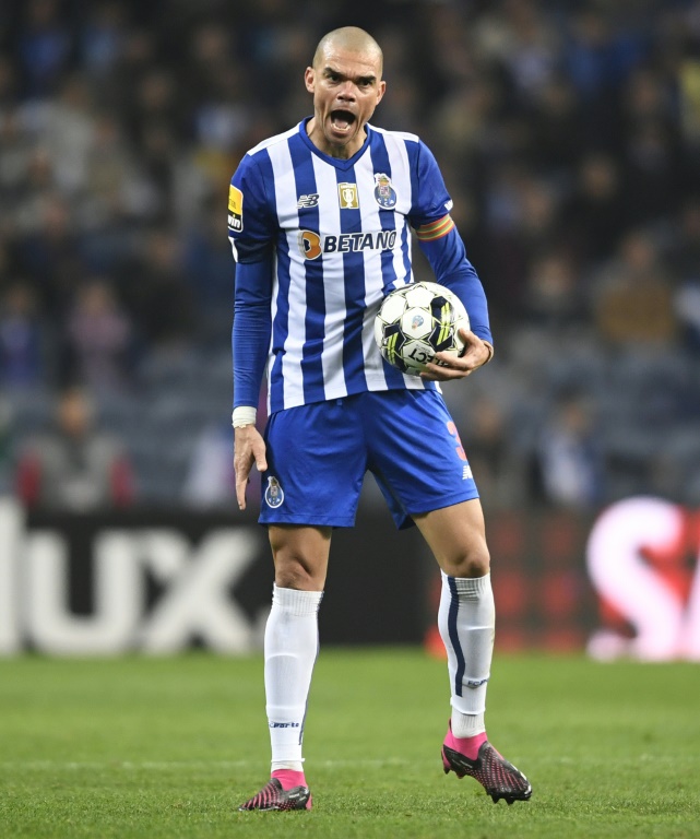 Pepe, le défenseur international portugais du FC Porto, pendant le match du championnat portugais contre Gil Vicente à Porto, le 26 février 2023