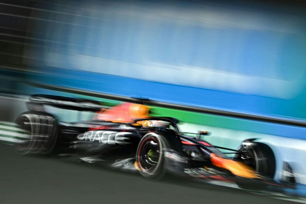 Le Néerlandais Max Verstappen, deuxième du Grand Prix d'Arabie Saoudite, dimanche à Jeddah