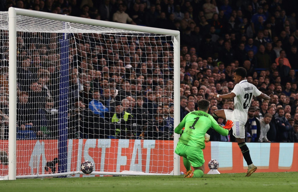 Rodrygo inscrit l'unique but de la victoire du Real Madrid contre Chelsea à Stamford Bridge