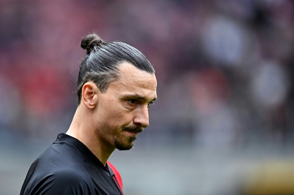 L'attaquant suédois de l'AC Milan Zlatan Ibrahimovic