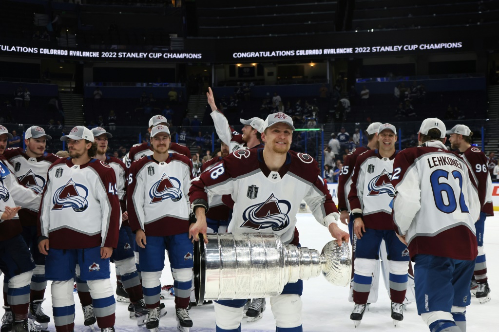L'équipe de Colorado Avalanche sacrée championne de la NHL le 26 juin 2022 à Tampa