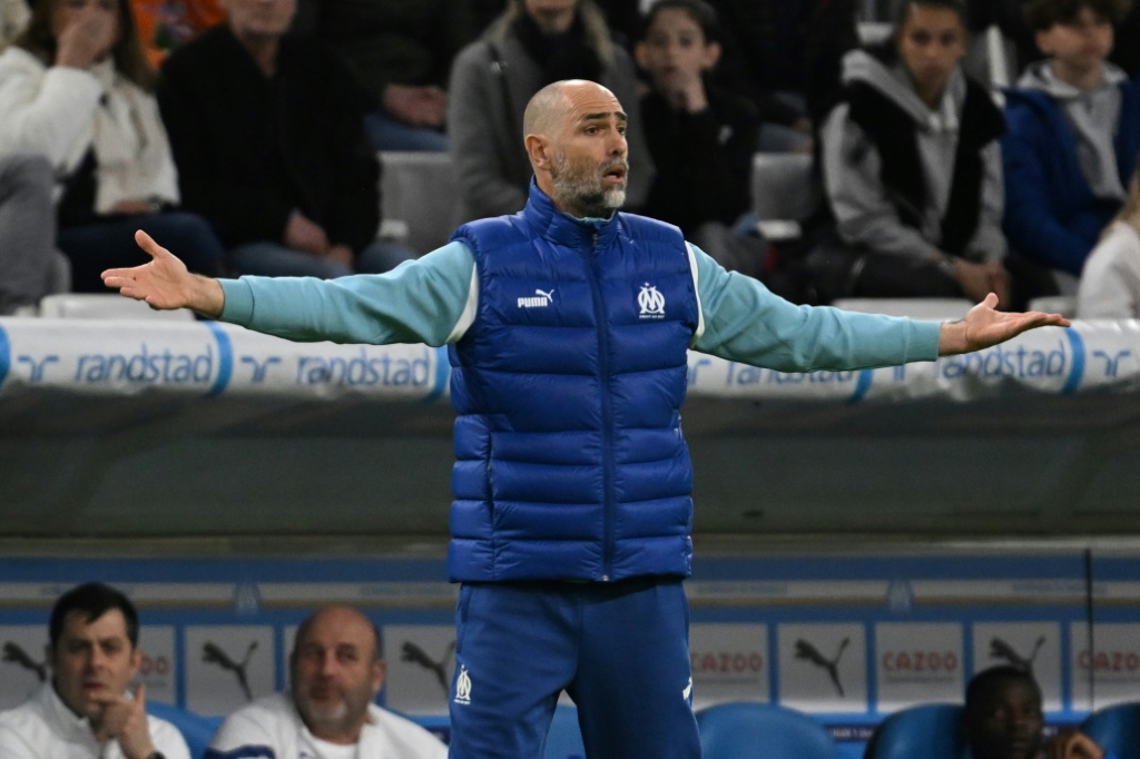 L'entraîneur de Marseille Igor Tudor lors d'un match contre Montpellier, le 31 mars 2023 au Vélodrome