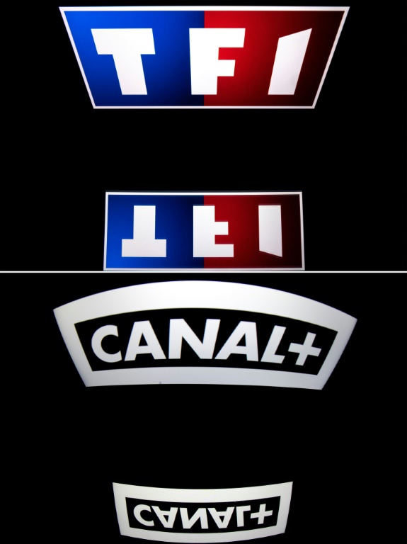 Logos des chaînes TF1 et Canal Plus