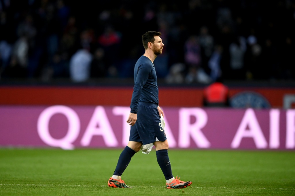 L'attaquant argentin du PSG Lionel Messi pendant la rencontre face à Rennes le 19 mars dernier au Parc des Princes