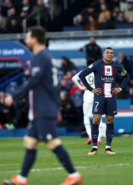 L'attaquant français du PSG Kylian Mbappe pendant la rencontre contre Rennes en Ligue 1, le 19 mars dernier au Parc des Princes