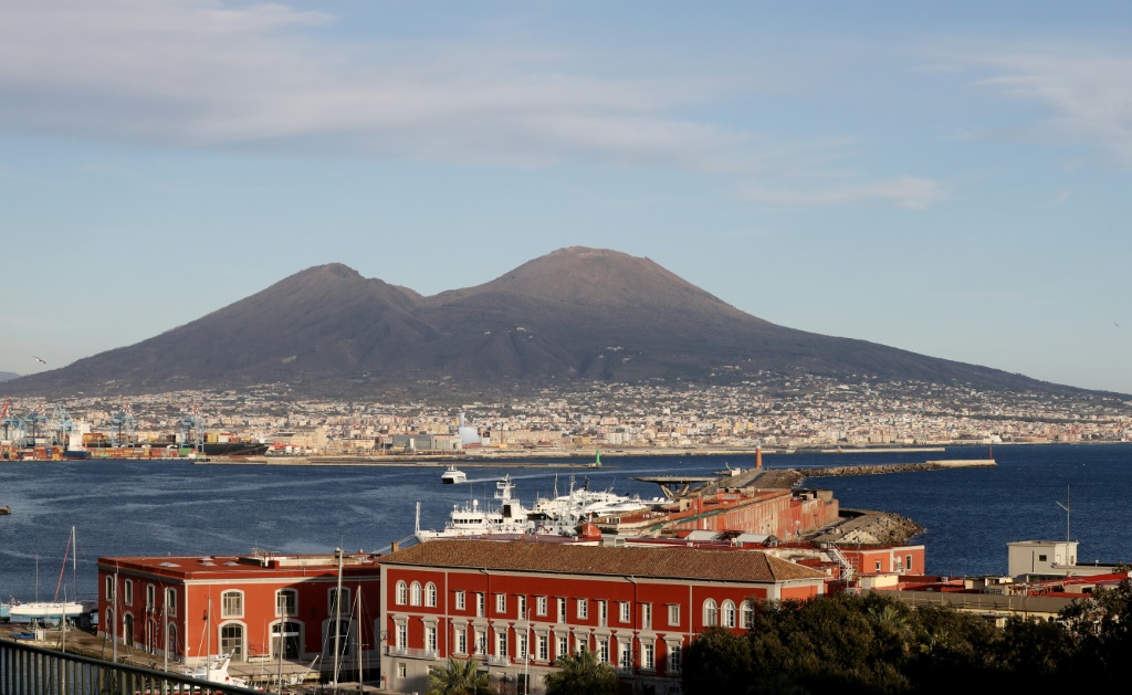 Le volcan Vésuve près de Naples, le 27 février 2020